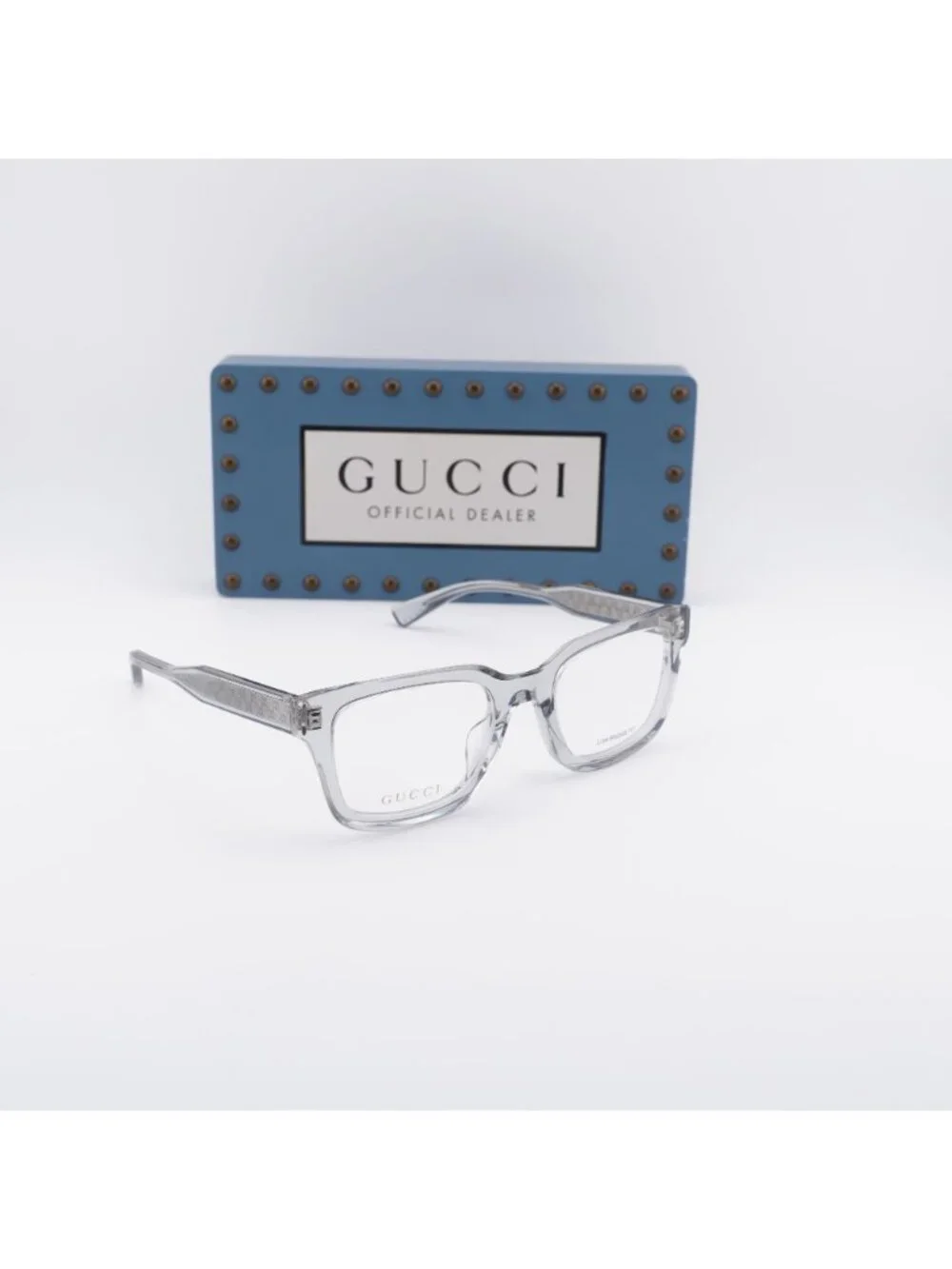 Gucci GG2071OL 005 Rectangle Eyeglasses 52mm - Transparent Grey